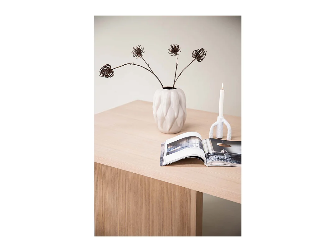 Table à Manger Design "Bassholmen" 240cm Naturel