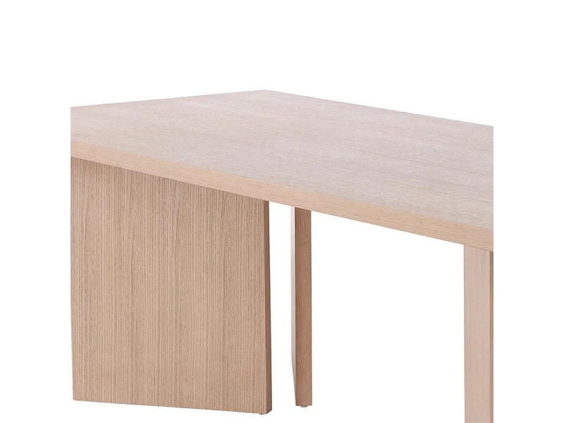 Table à Manger Design "Bassholmen" 240cm Naturel