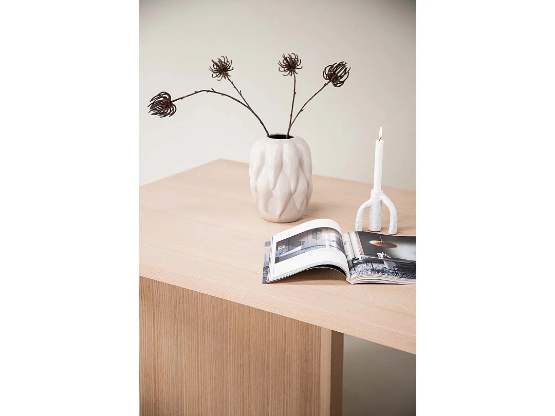 Table à Manger Design "Bassholmen" 240cm Naturel