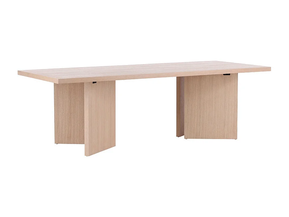 Table à Manger Design "Bassholmen" 240cm Naturel