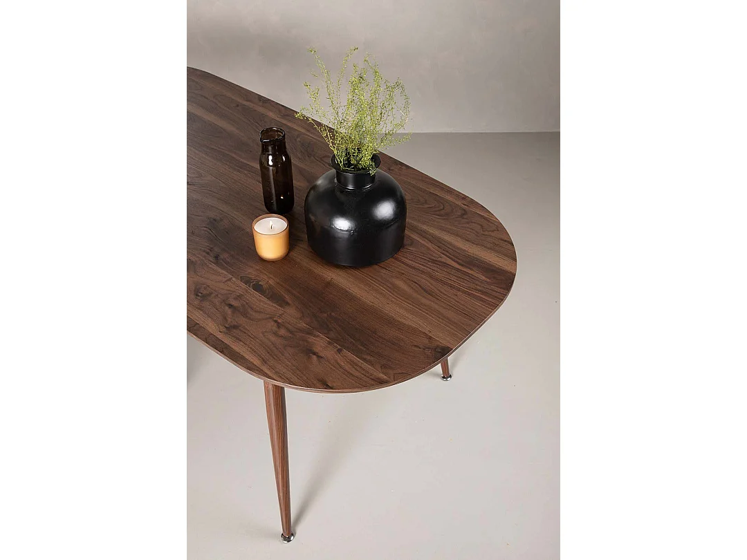 Sanford eetkamertafel 90x180cm bruin.