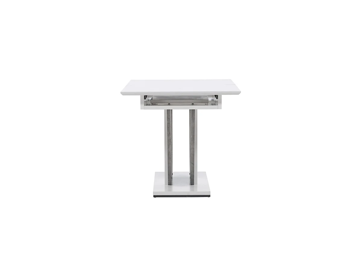 Table à Manger Extensible "Disa" 120-160cm Blanc