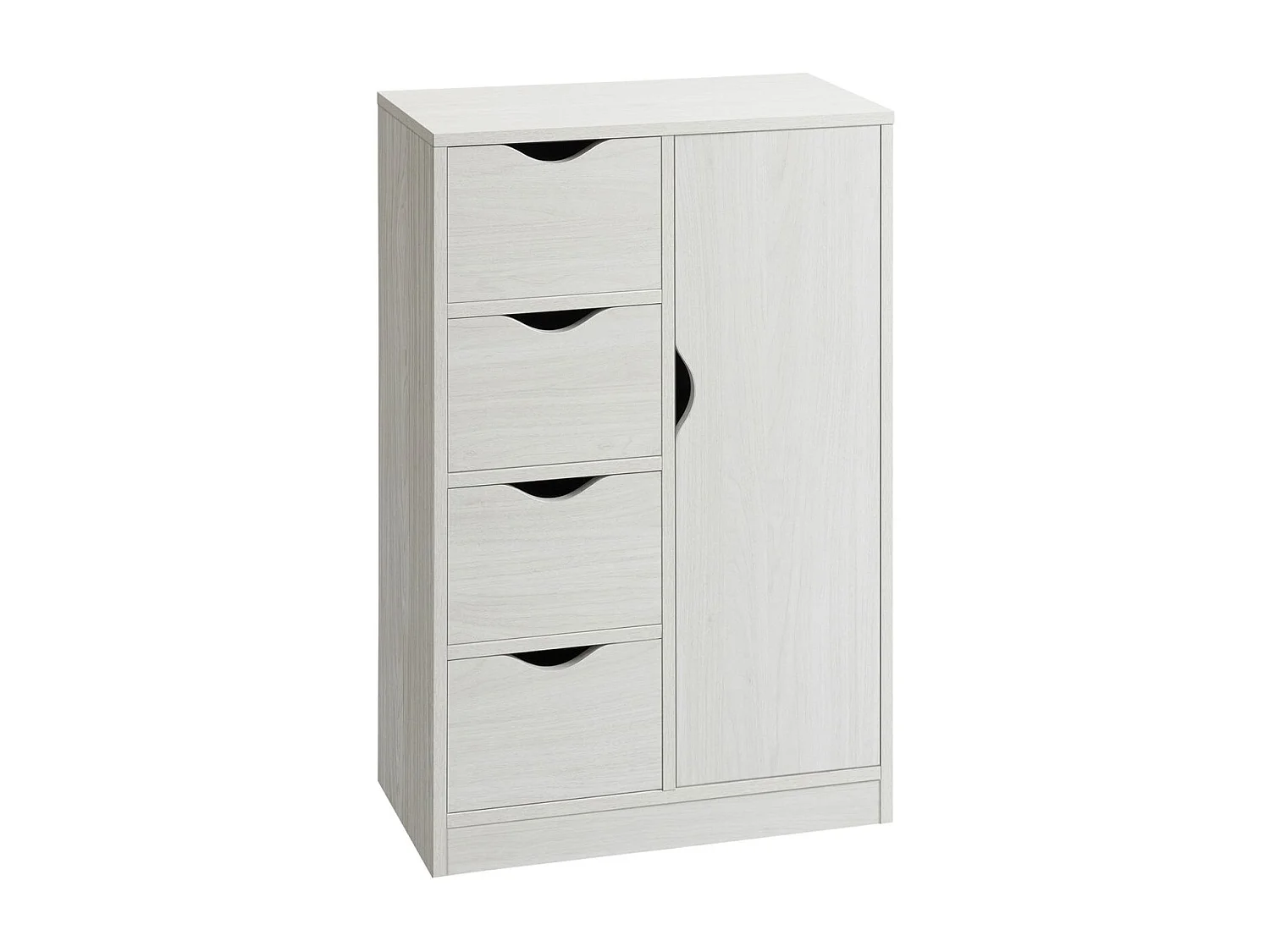 Armario de salón blanco 54x29x83 cm HOMCOM