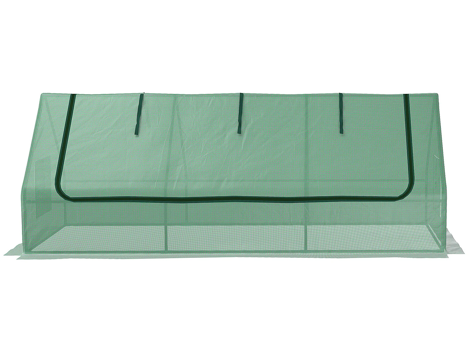 Mini invernadero verde 240x90x90 cm Outsunny