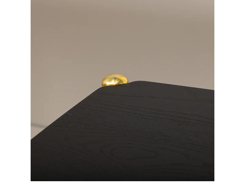 Table à Manger Design "Pelle" 190cm Noir