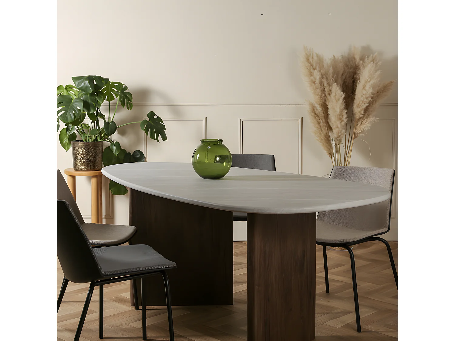 Table de repas ovale 180 x 90 cm Grönvik
