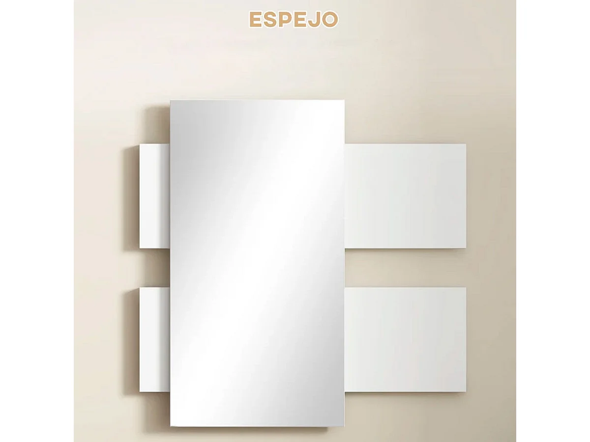 Muebles de pasillo blanco 75x3.5x75 cm HOMCOM