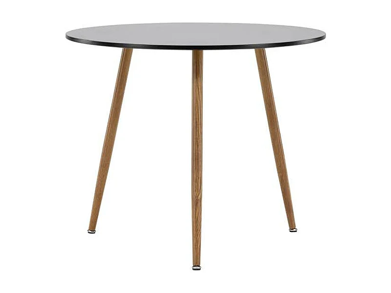 Polar Esstisch Ø90cm schwarz.