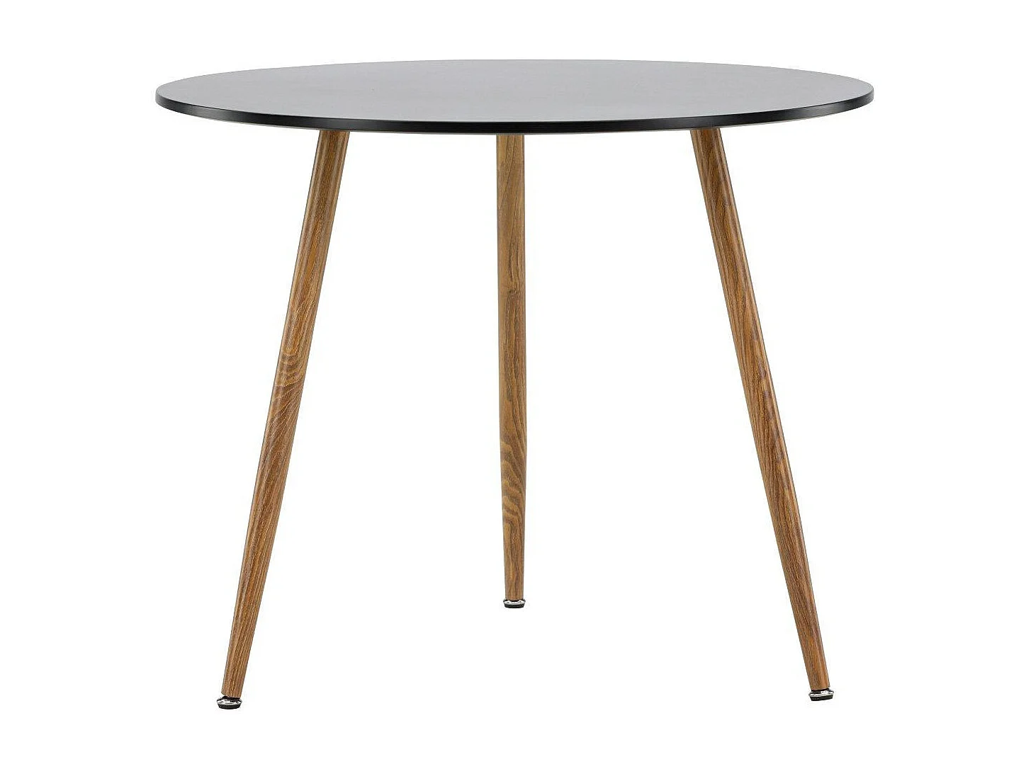 Polar eetkamertafel Ø90cm zwart.
