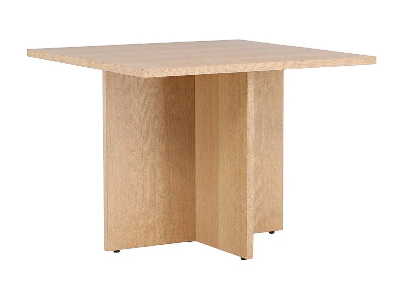 Table à Manger Design "Leo" 100cm Naturel