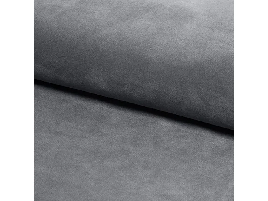 Sofá 3 plazas diseño terciopelo gris Compi