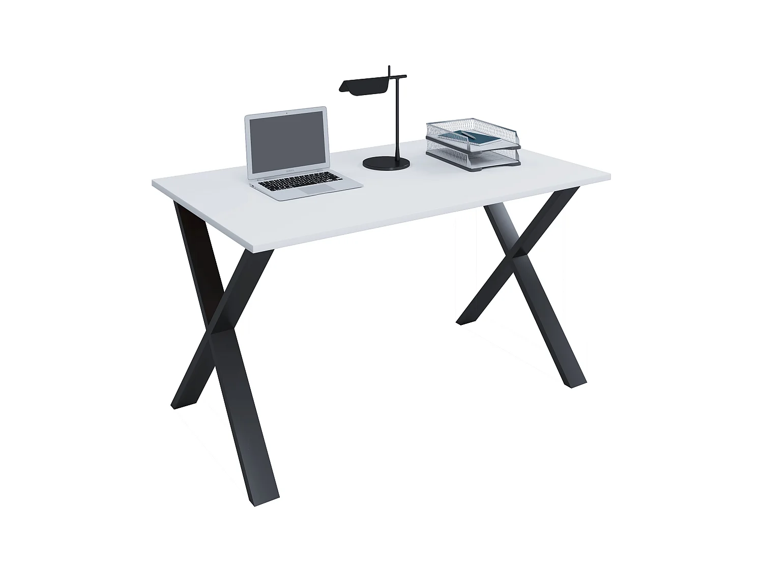 Desk Lona Black / White H. 76 x W. 140 x D. 80 cm