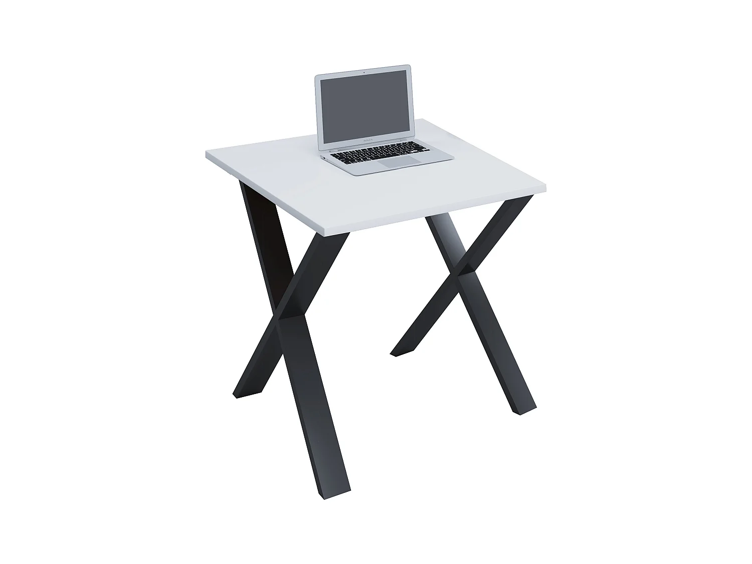Desk Lona Black / White H. 76 x W. 80 x D. 80 cm