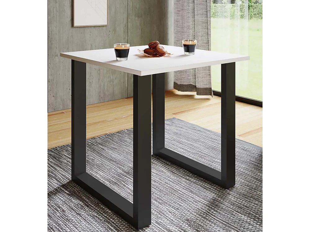 Premium Holz Esstisch Küchentisch Xona U 80x80