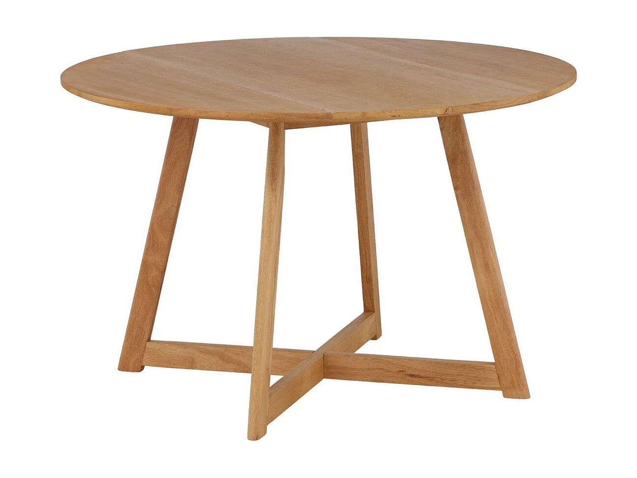 Table à Manger Ronde "Yakidon" 120cm Marron