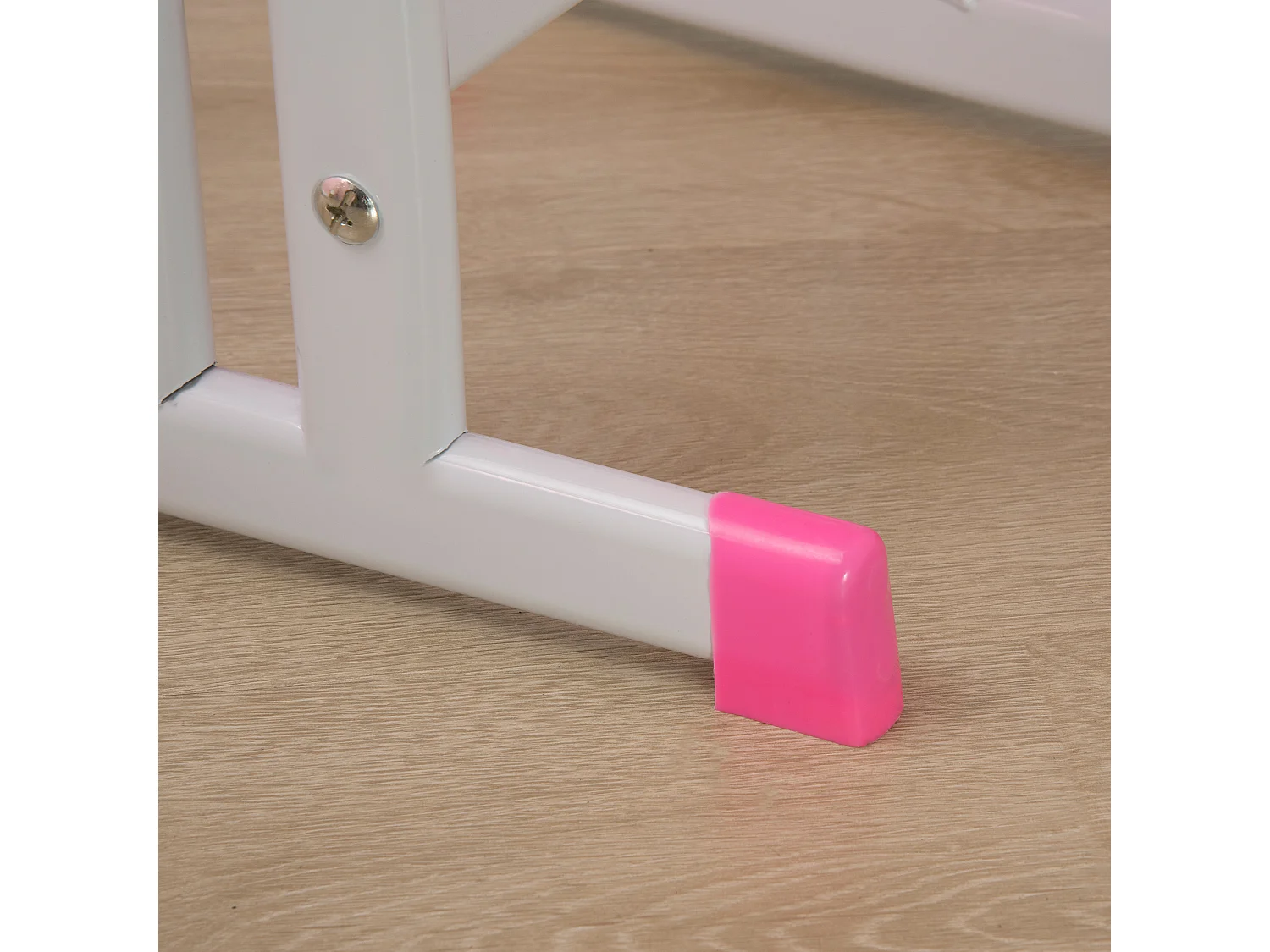 Pupitre infantil rosa y blanco 60x45x102 cm HOMCOM