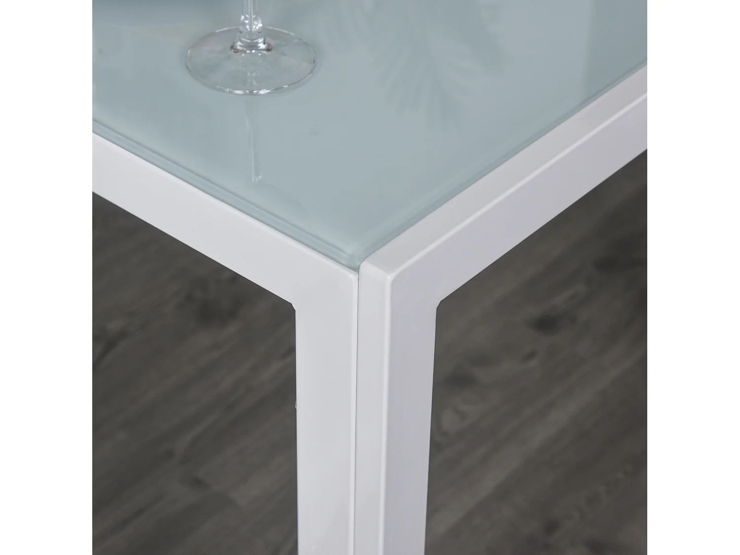 Conjunto de comedor blanco 120x70x75 cm HOMCOM