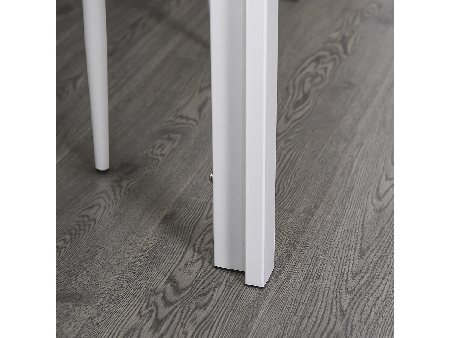 Conjunto de comedor blanco 120x70x75 cm HOMCOM