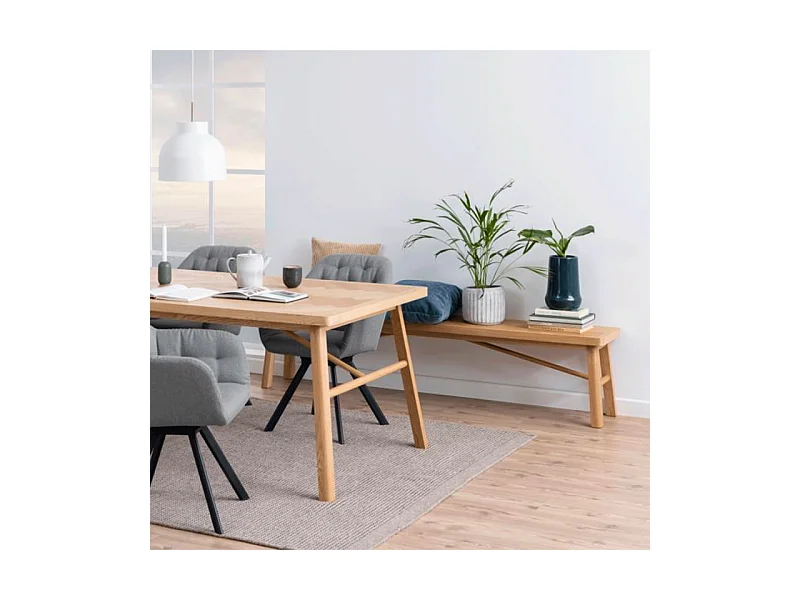 Galdor bank Visgraat eiken decor.