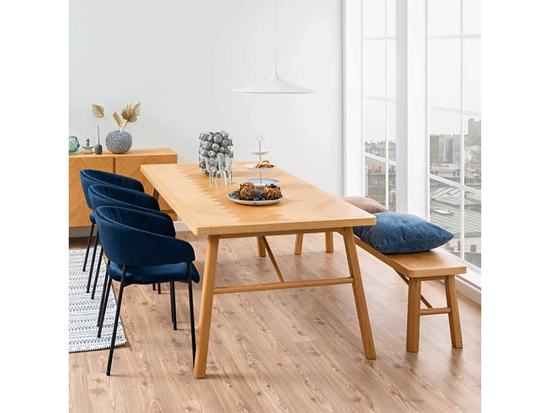 Galway Banc, motif chevrons de chêne.