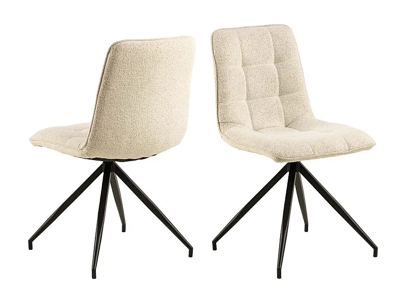 Capone Esszimmerstuhl beige.