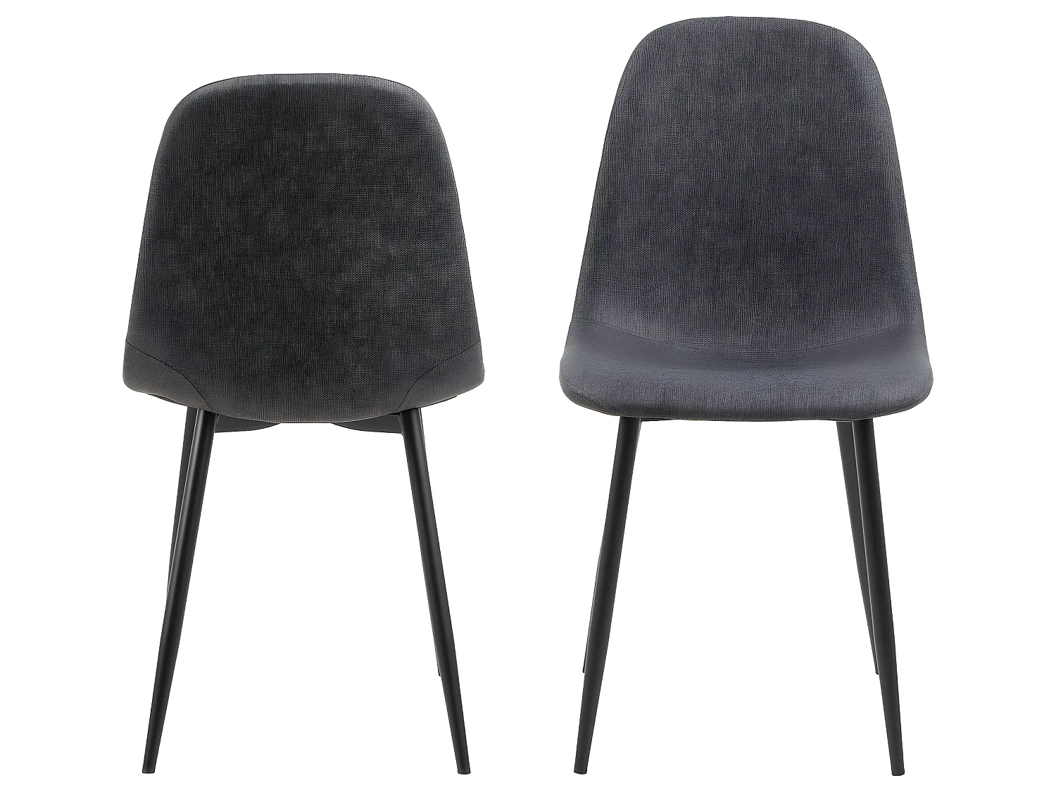 Cerise eetkamerstoel grijs.