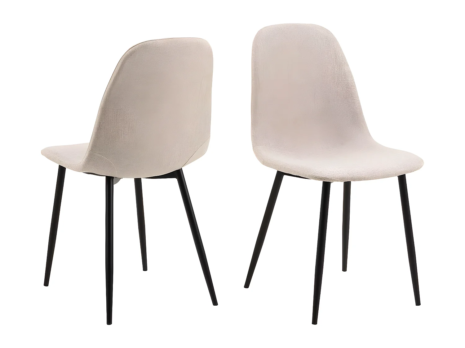 Sedia da pranzo Celia beige.