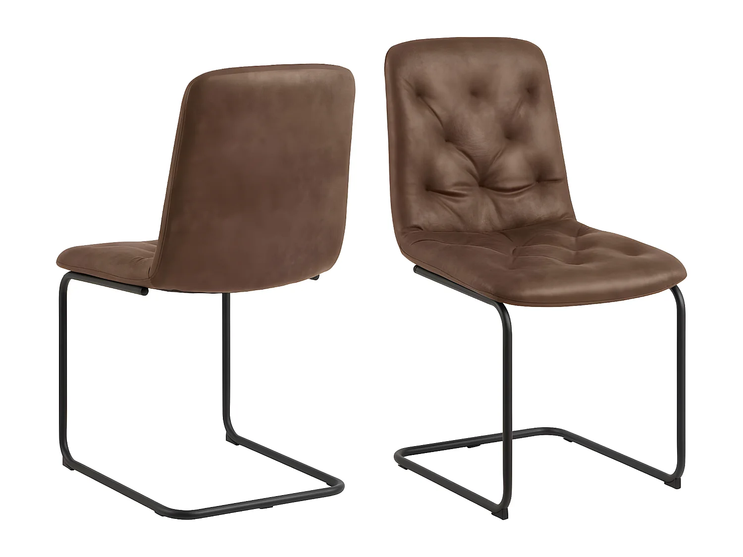 Kira chaise de salle à manger marron.
