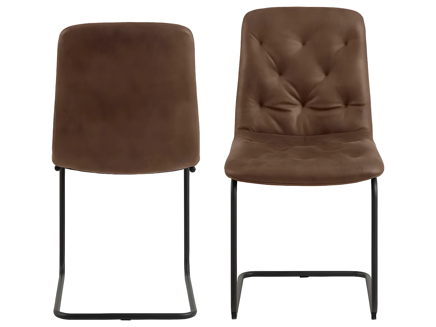 Kira chaise de salle à manger marron.