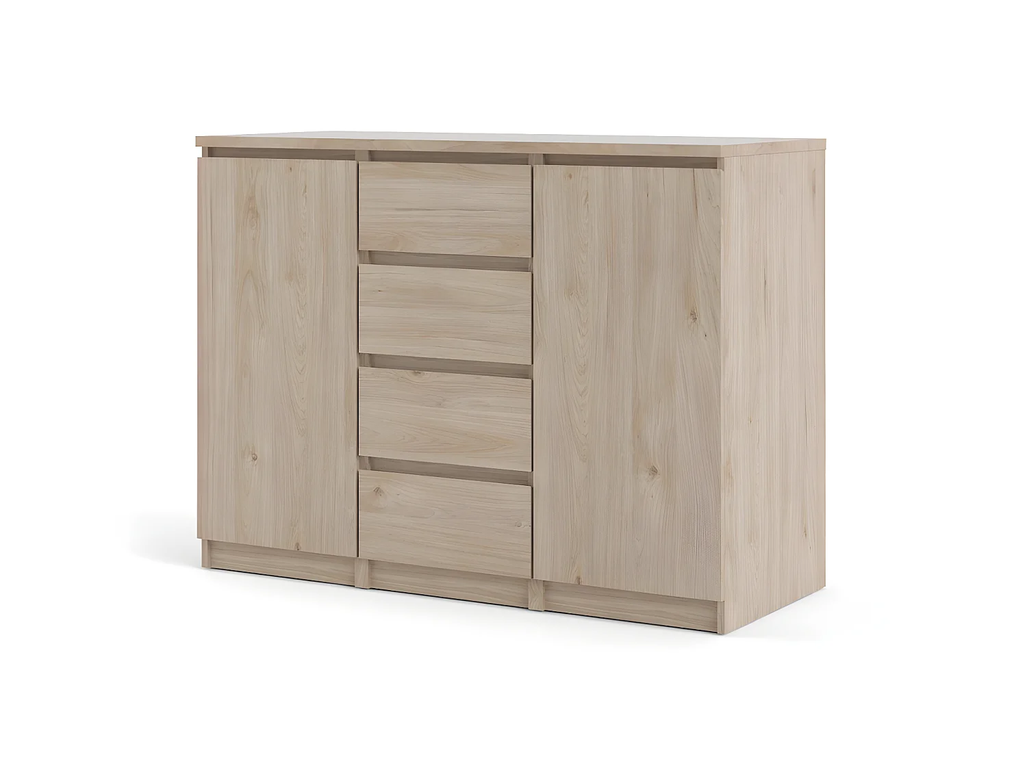 Nada dressoir 2 deuren en 4 laden Hickory decor.