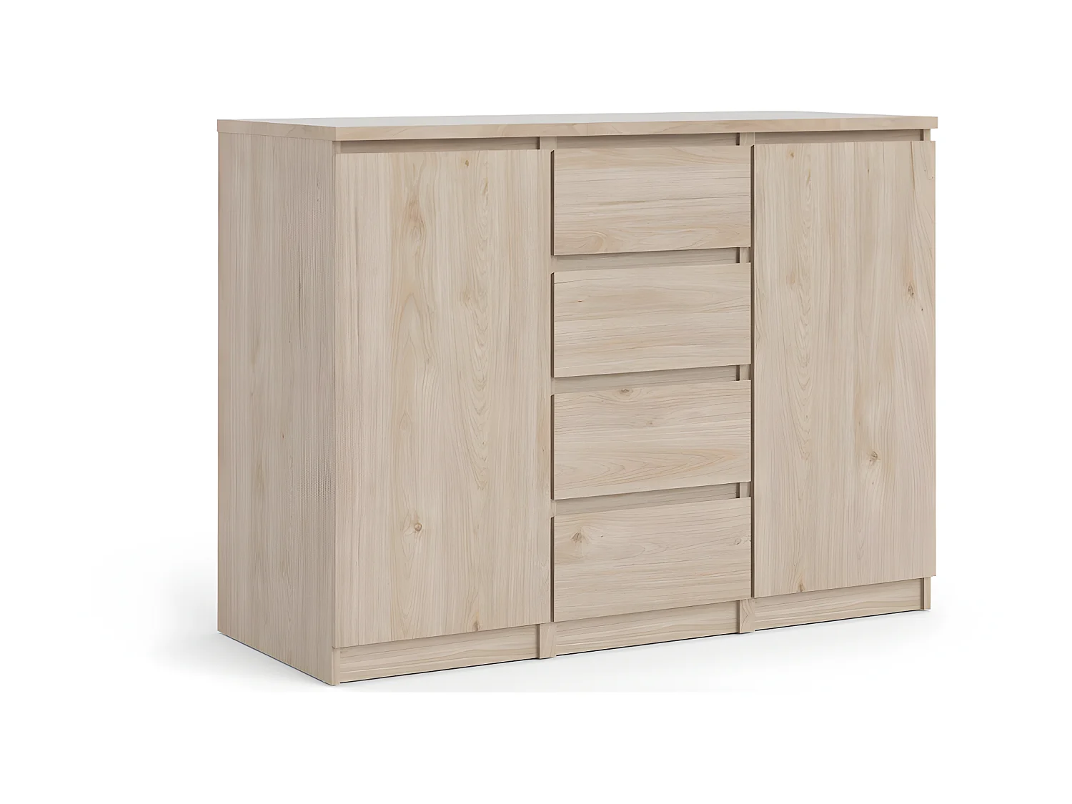 Nada dressoir 2 deuren en 4 laden Hickory decor.