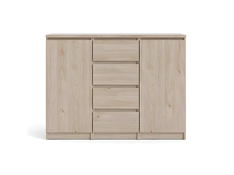 Nada dressoir 2 deuren en 4 laden Hickory decor.
