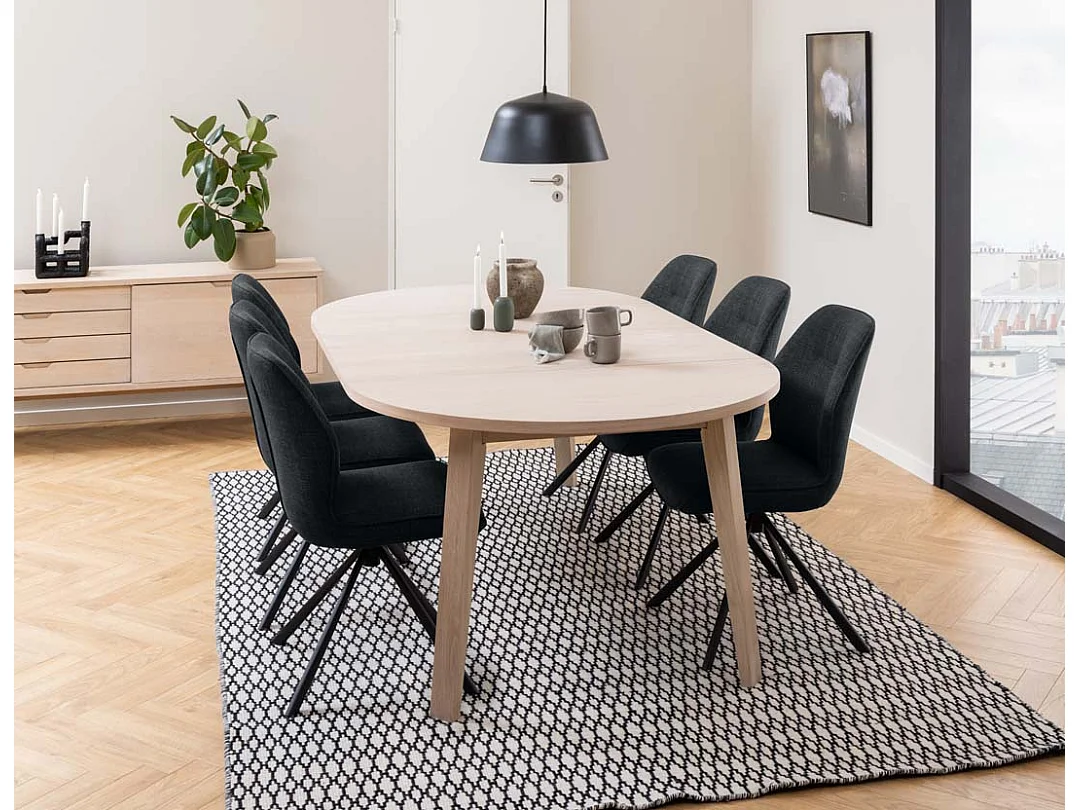 Atilla eetkamerstoel grijs.