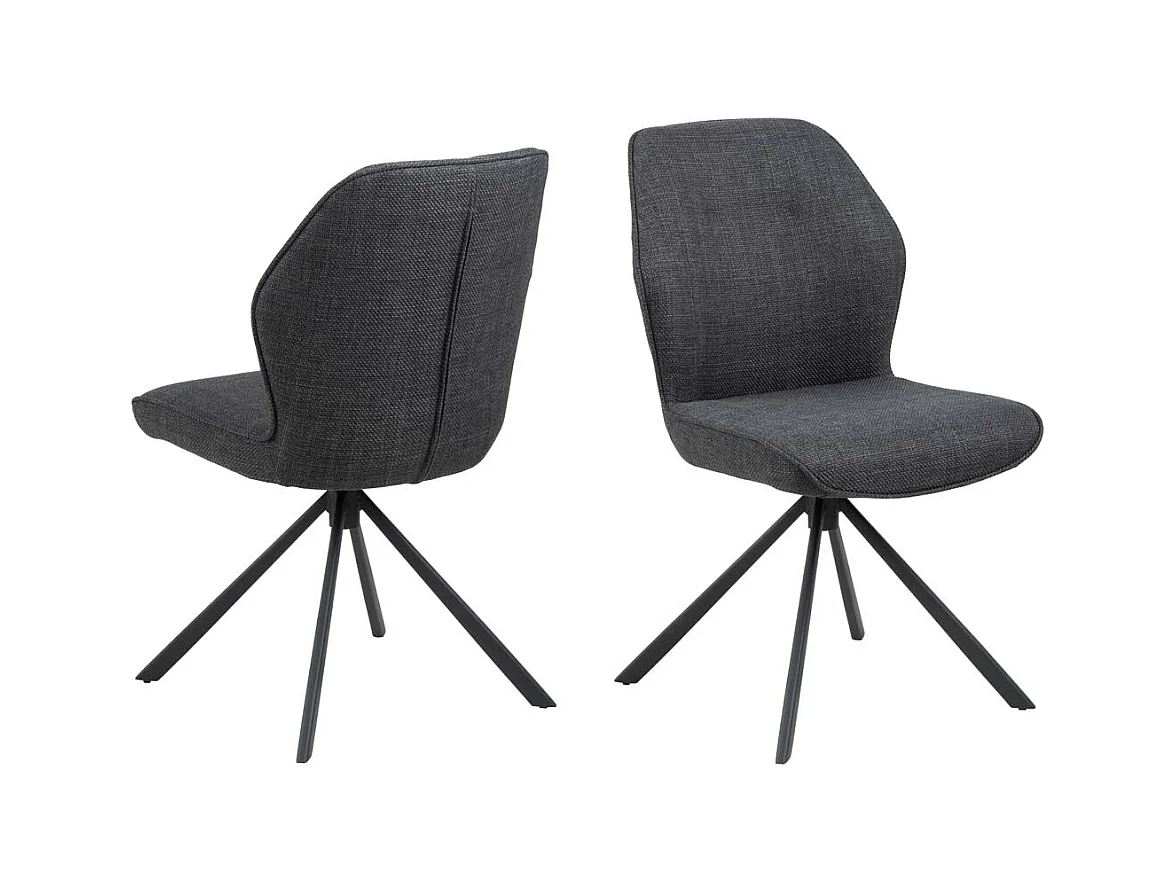Aura chaise de salle à manger gris.