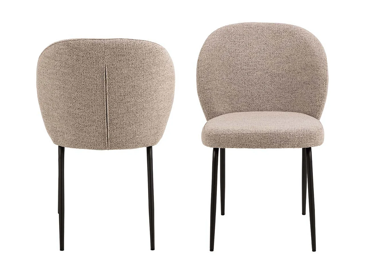 Patricia chaise de salle à manger beige.