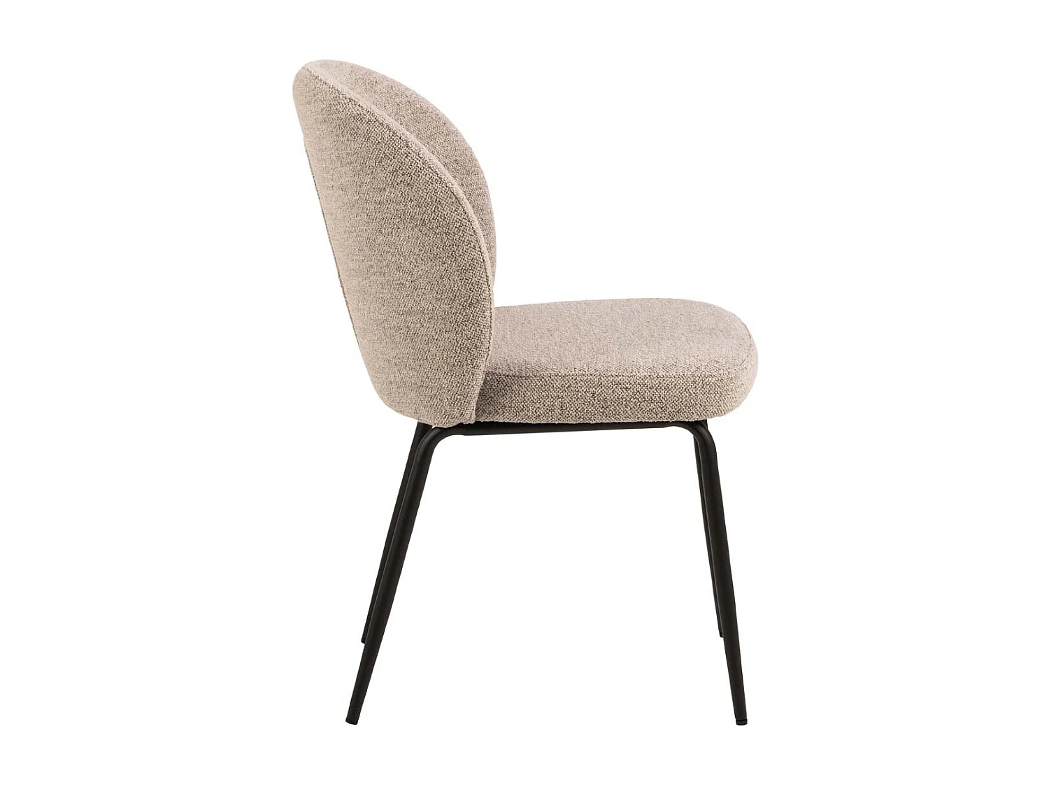 Patricia chaise de salle à manger beige.