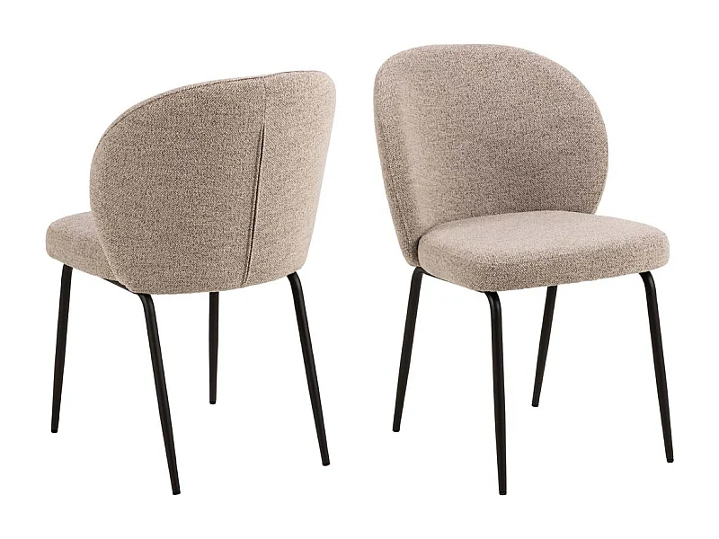 Pomas eetkamerstoel beige.