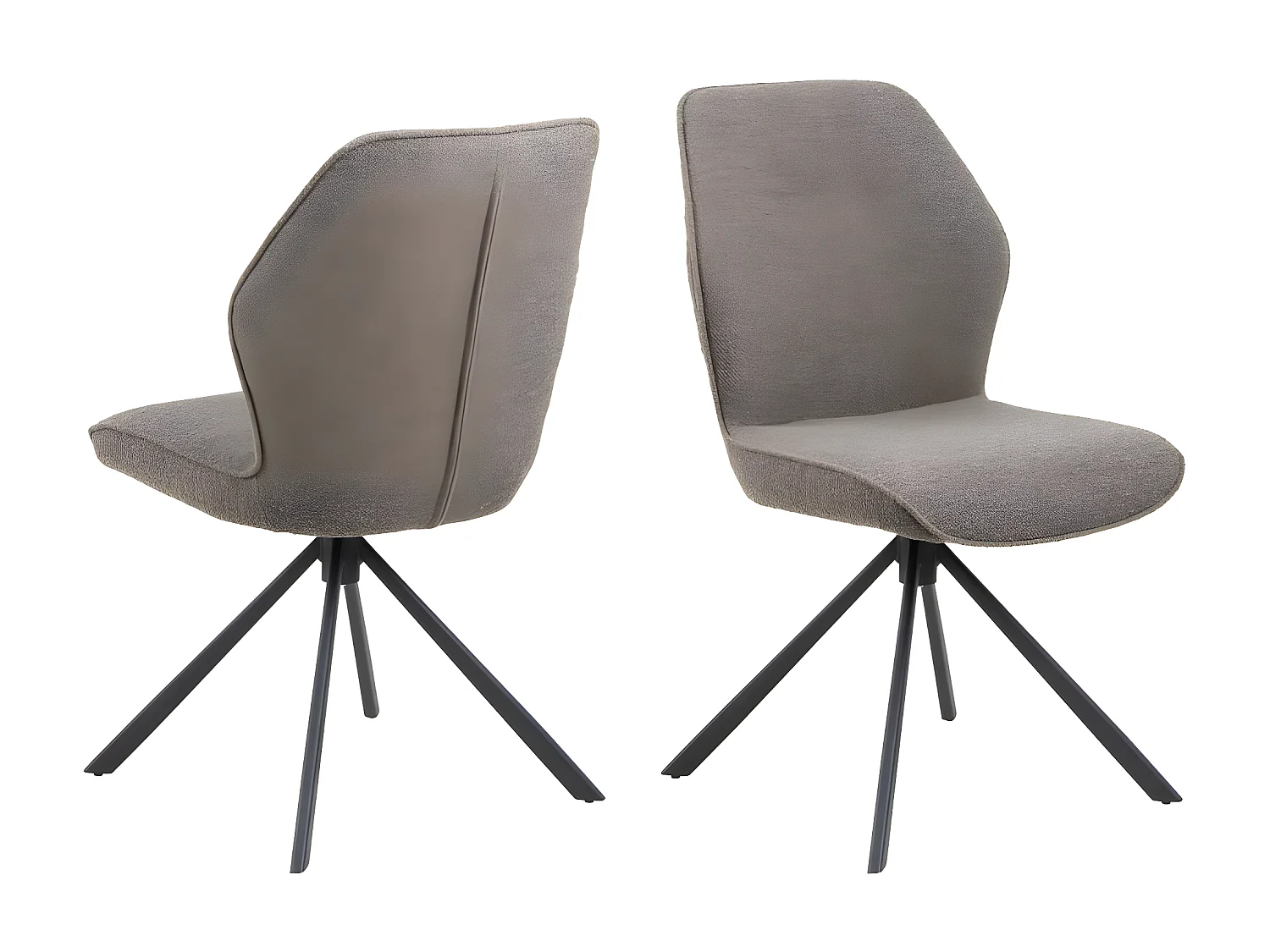 Aura chaise de salle à manger gris.