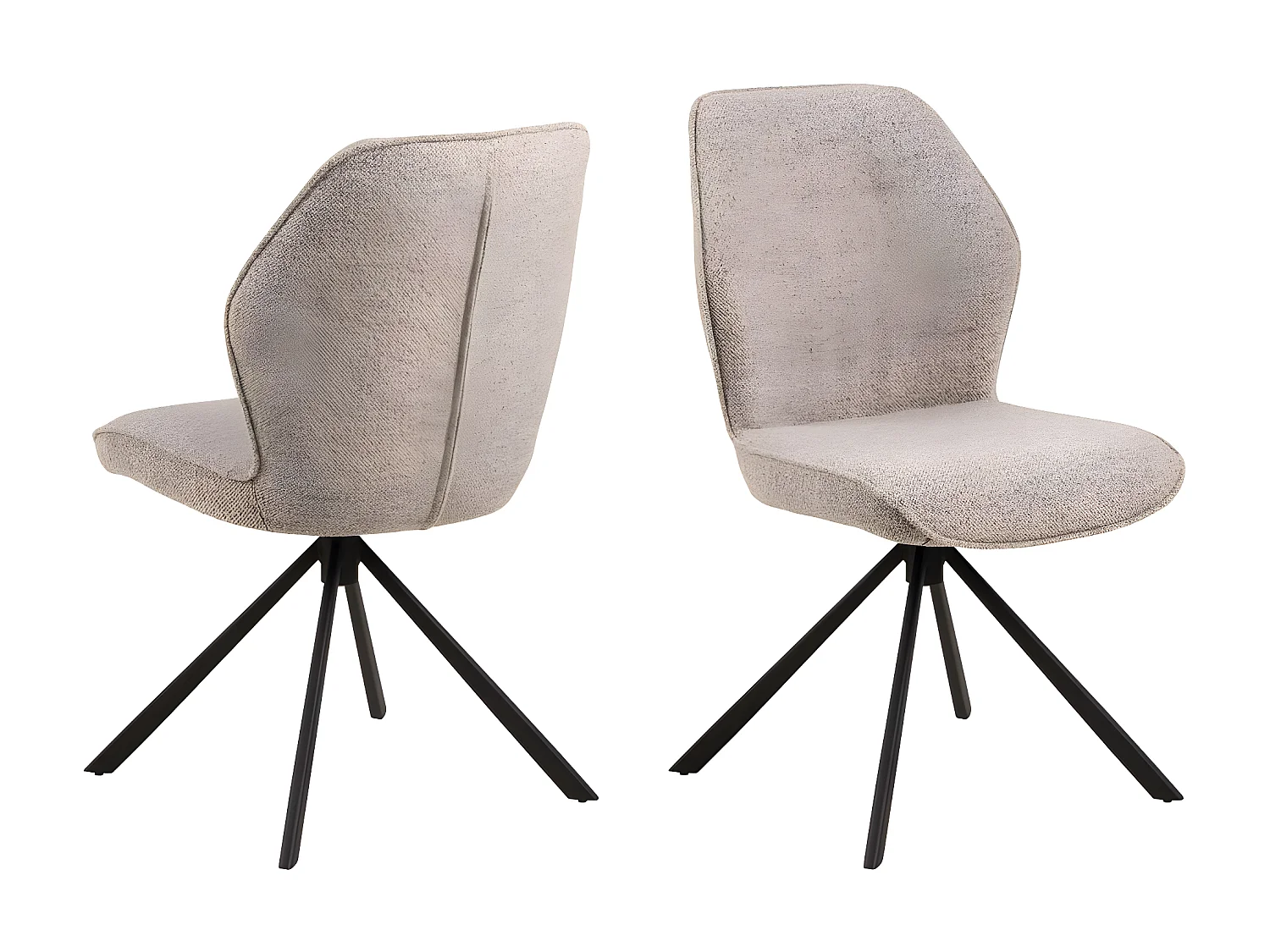 Aura chaise de salle à manger beige.