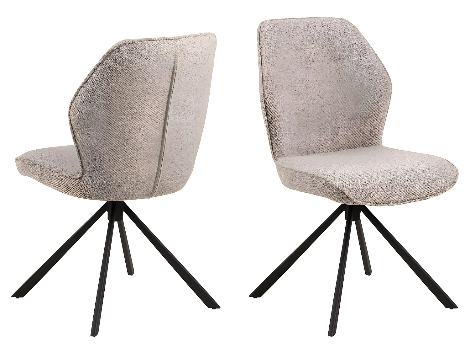 Aura chaise de salle à manger beige.