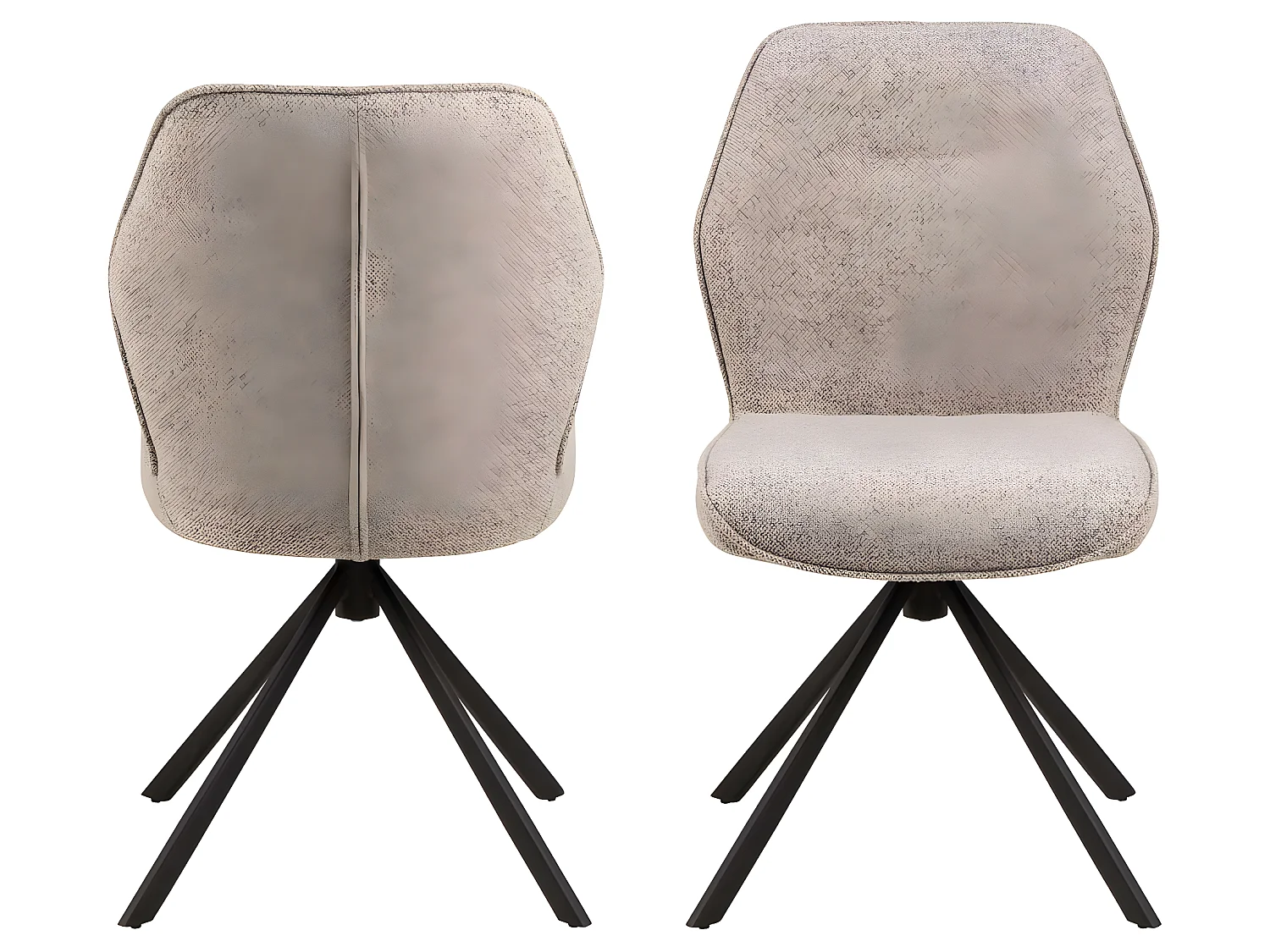 Aura chaise de salle à manger beige.