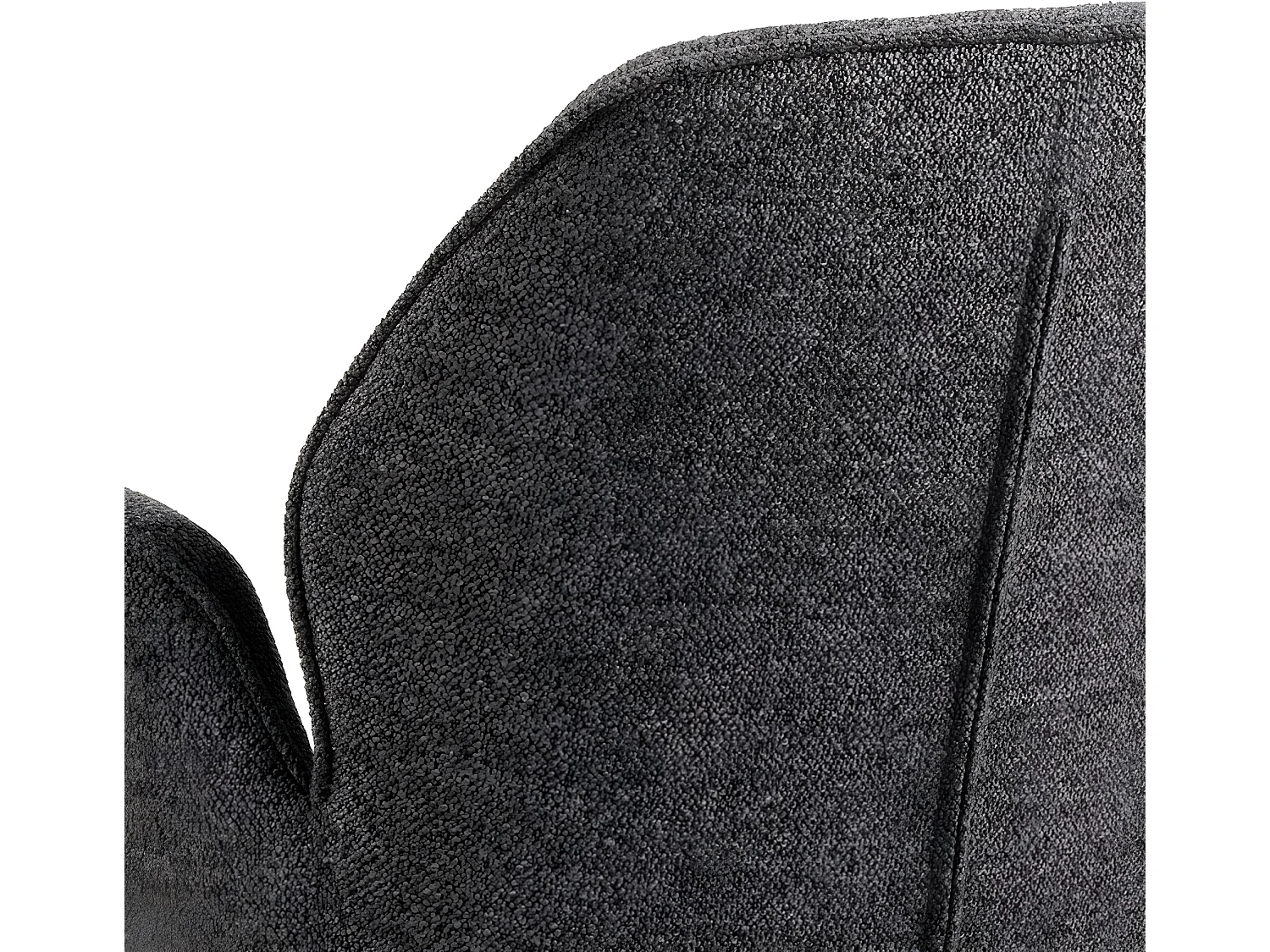 Aura Esszimmerstuhl mit Armlehne grau.