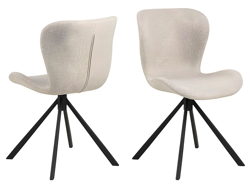 BatildaA1 Esszimmerstuhl beige.