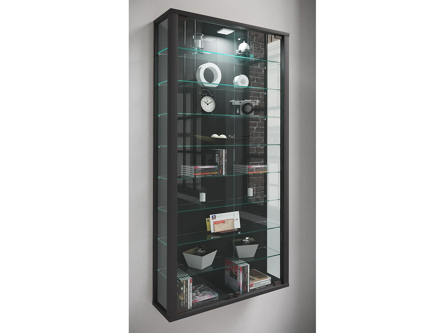 Wandvitrinekast Glazen vitrine Vitrosa Maxi
