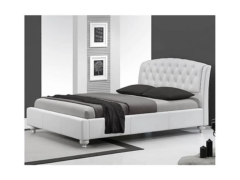 Lit blanc design Safia