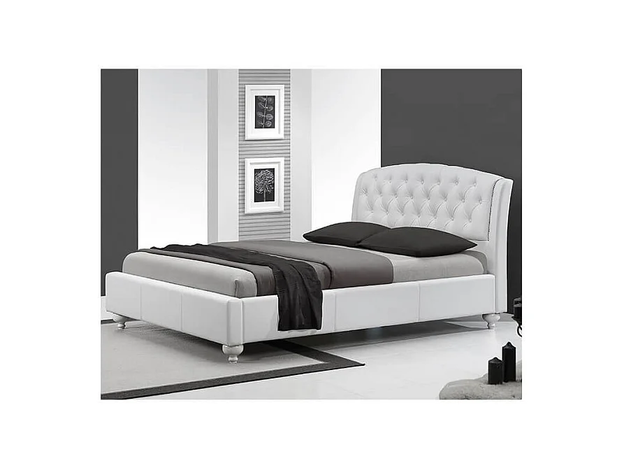 Lit blanc design Safia