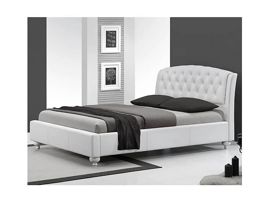 Lit blanc design Safia