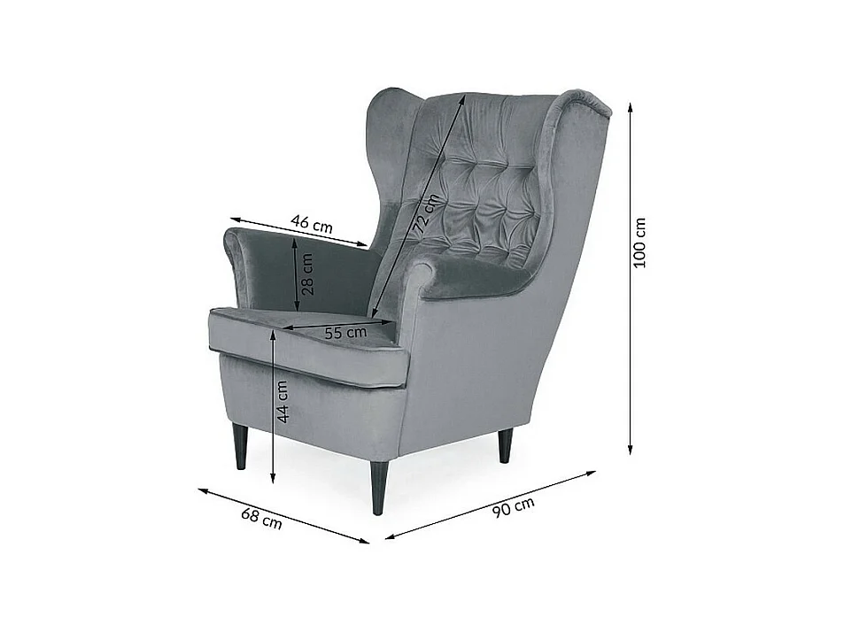 Sillón tapizado en terciopelo canela Jolt