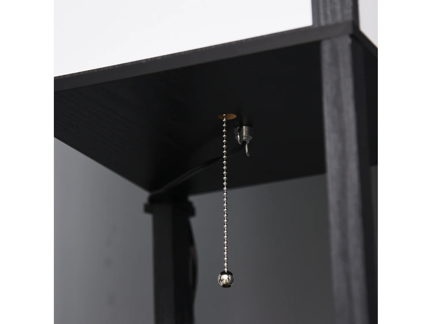 Lámpara de pie negro 26x26x156 cm HOMCOM