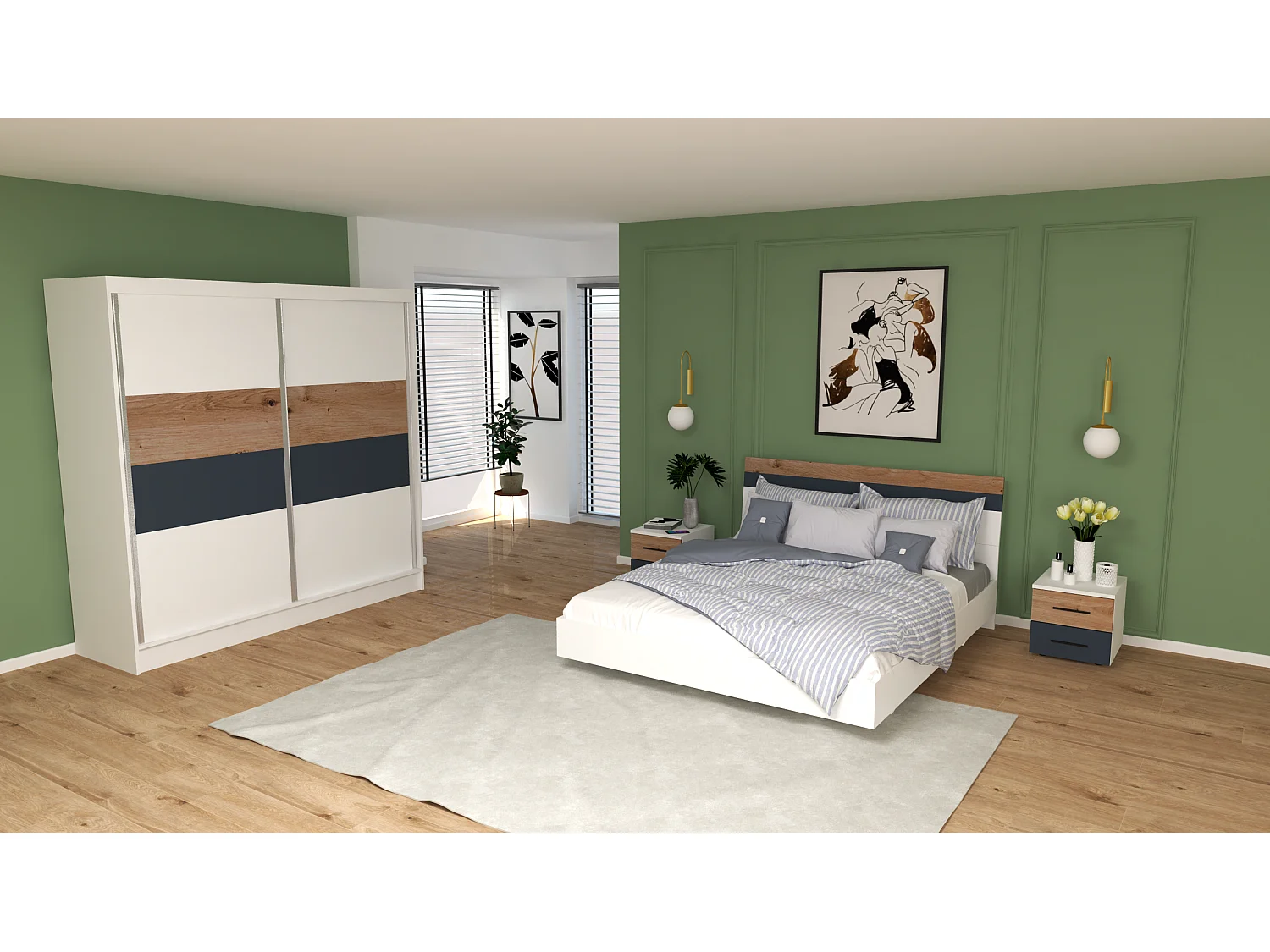 Set da camera da letto Genova